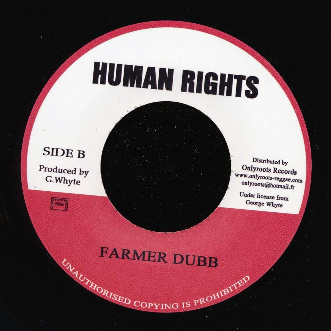 Jah Lloyd - Farmer In The Den  /  Farmer Dub (France press) [New Vinyl 7"]