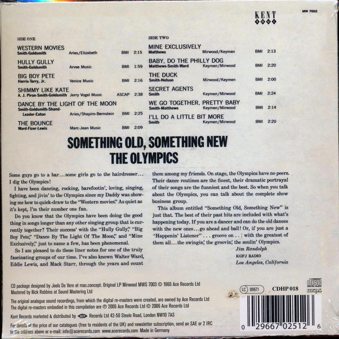 The Olympics - Something Old, Something New [New CD]