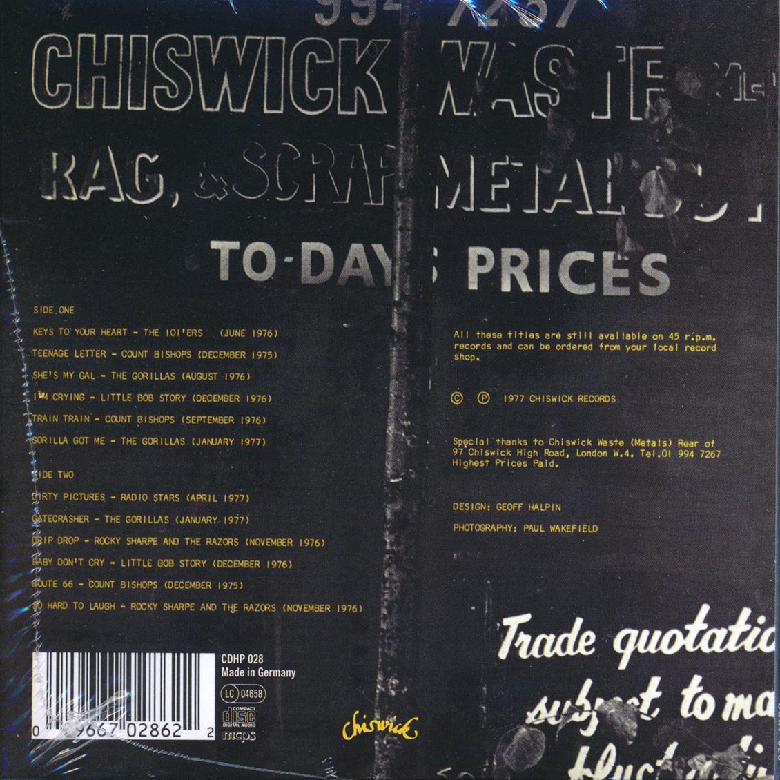 Various - Submarine Tracks & Fool's Gold: Chiswick Chartbusters Volume 1 [New CD]