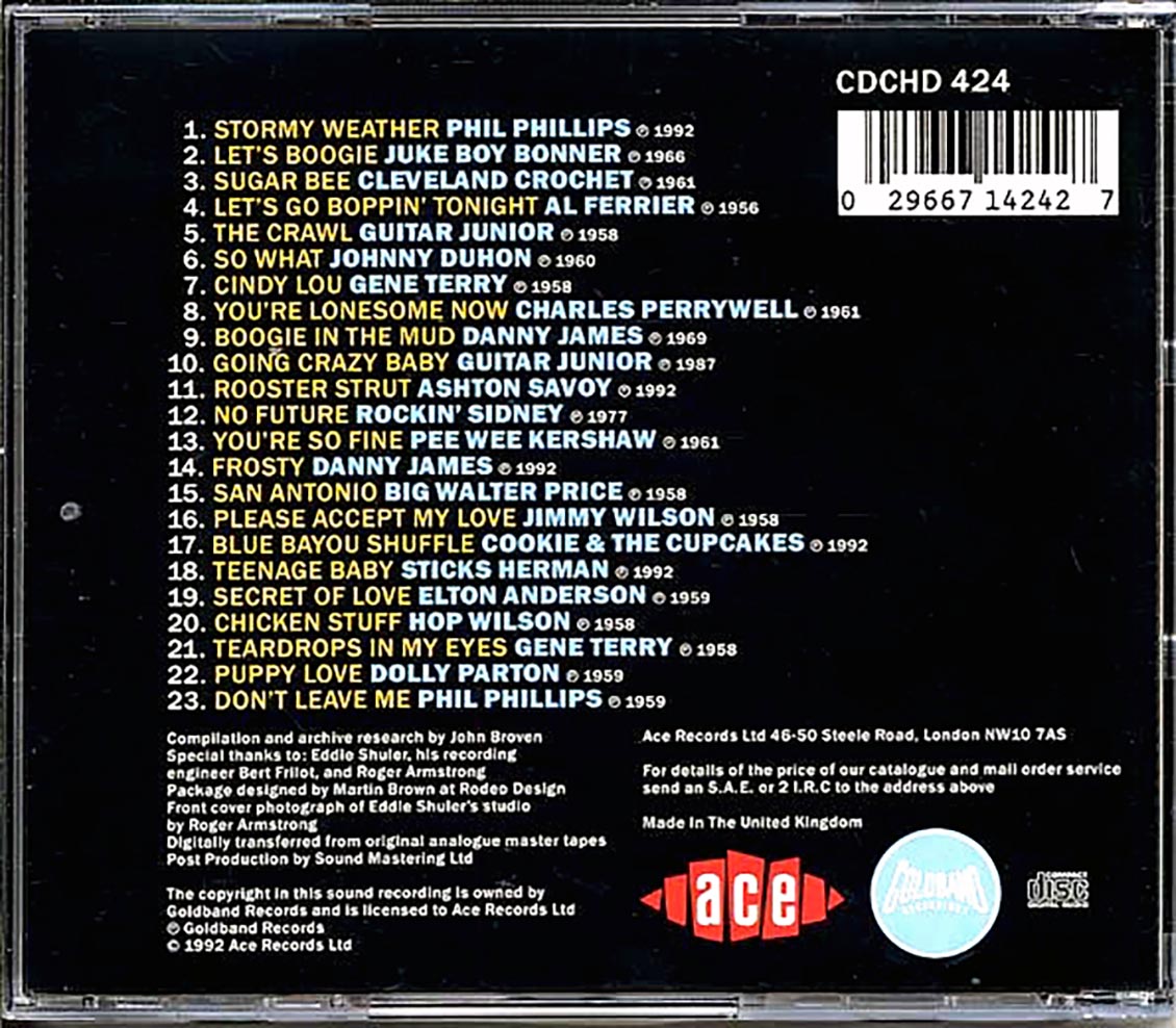 Various - Eddie's House Of Hits: The Story Of Goldband Records [New CD]