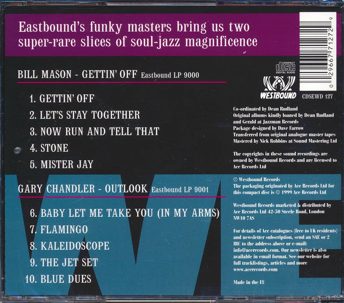 Bill Mason, Gary Chandler - Gettin Off + Outlook [New CD]