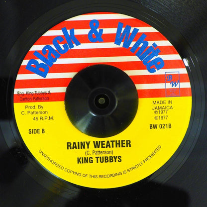 Carlton Patterson - It's Raining  /  King Tubby - Rainy Weather (rhythm: "It's Raining/Weatherman Skank") [New Vinyl 7"]