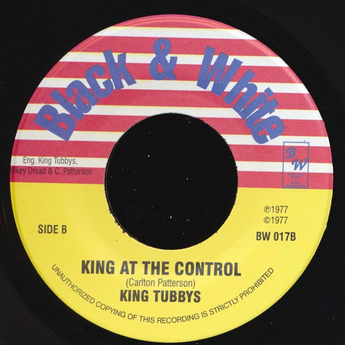 Ray I - Weatherman Skank  /  King Tubby - King At The Control (rhythm: "It's Raining/Weatherman Skank") [New Vinyl 7"]