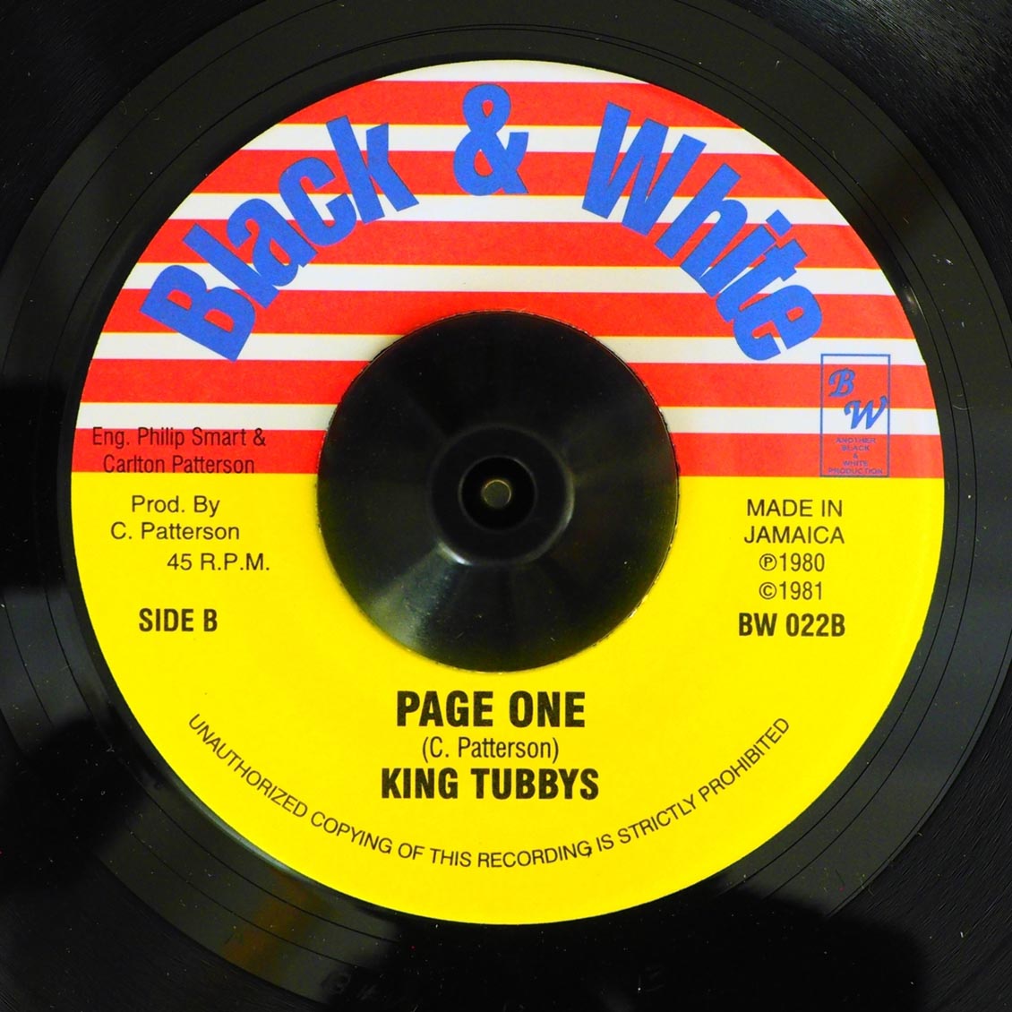 Dillinger - Stumbling Block  /  King Tubby - Page One [New Vinyl 7"]