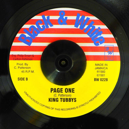 Dillinger - Stumbling Block  /  King Tubby - Page One [New Vinyl 7"]