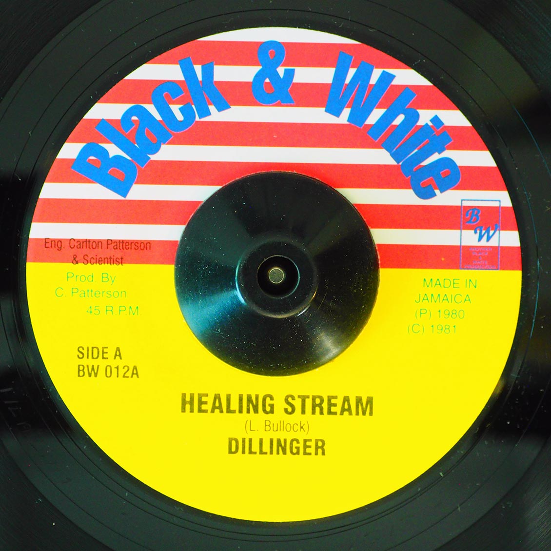 Dillinger - Healing Stream  /  You And Me (rhythm: "Mikey Dread - Love The Dread") [New] [New Vinyl 7"]