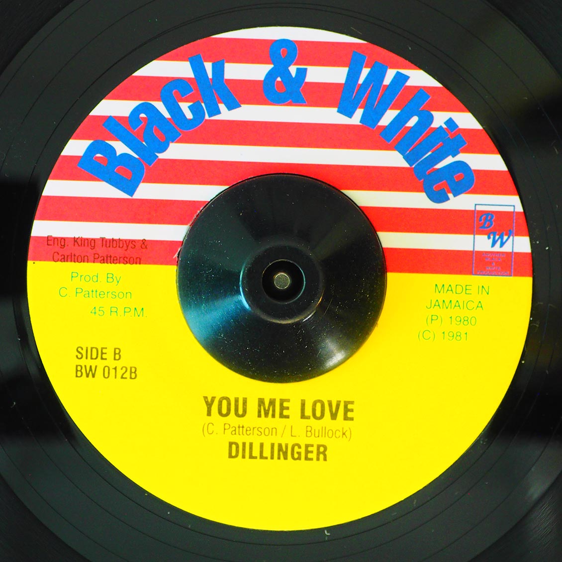 Dillinger - Healing Stream  /  You And Me (rhythm: "Mikey Dread - Love The Dread") [New Vinyl 7"]