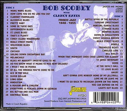 Bob Scobey, Clancy Hayes - Bob Scoby With Clancy Hayes: Frisco Jazz 1948-1955 (51 tracks) (2xCD) [New CD]