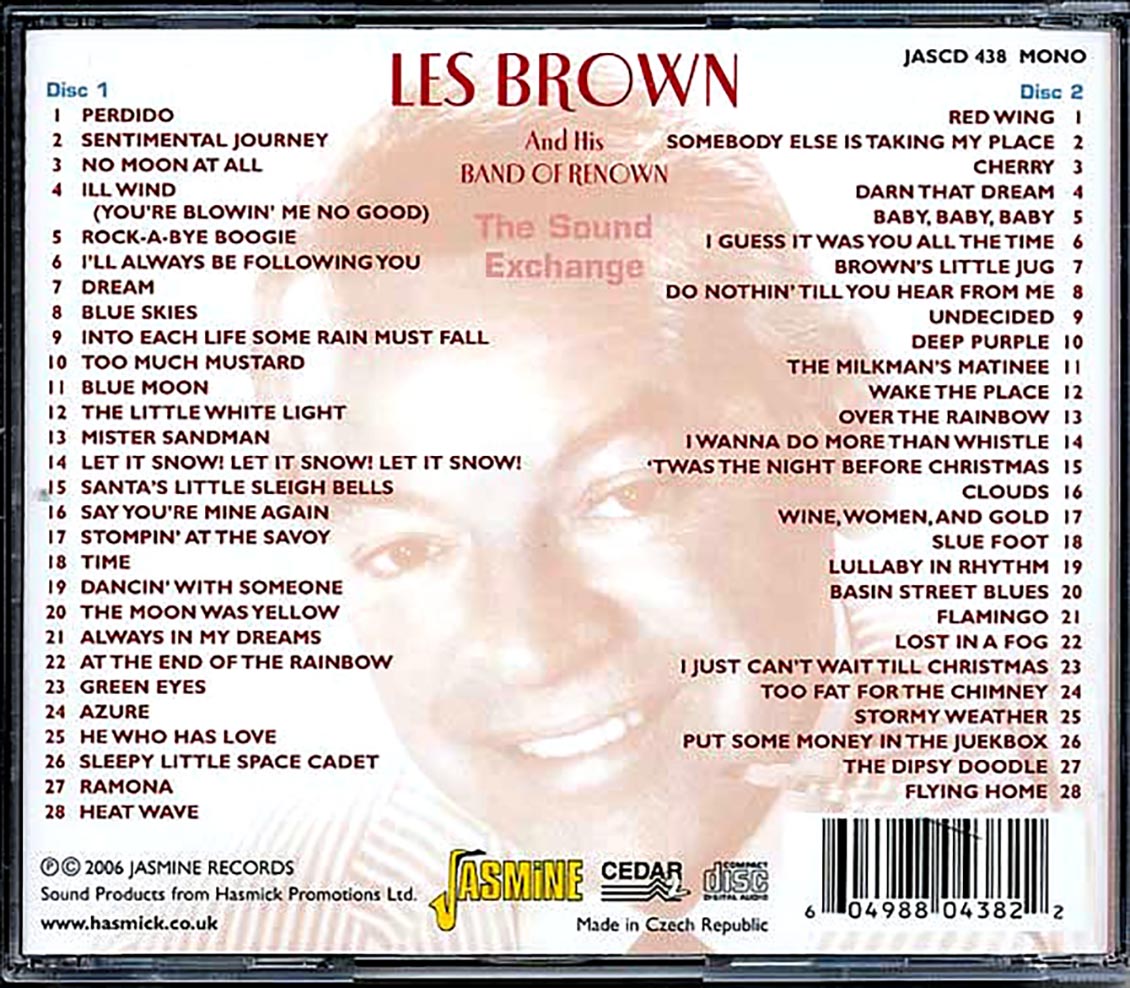Les Brown & His Band Of Renown - The Sound Exchange (56 tracks) (2xCD) [New CD]