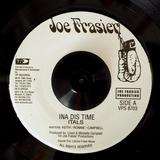 Itals - Ina Dis Time  /  Yellowman - Operation Radication (rhythm: "Itals - In A Dis A Time") [New Vinyl Record 7" Single]