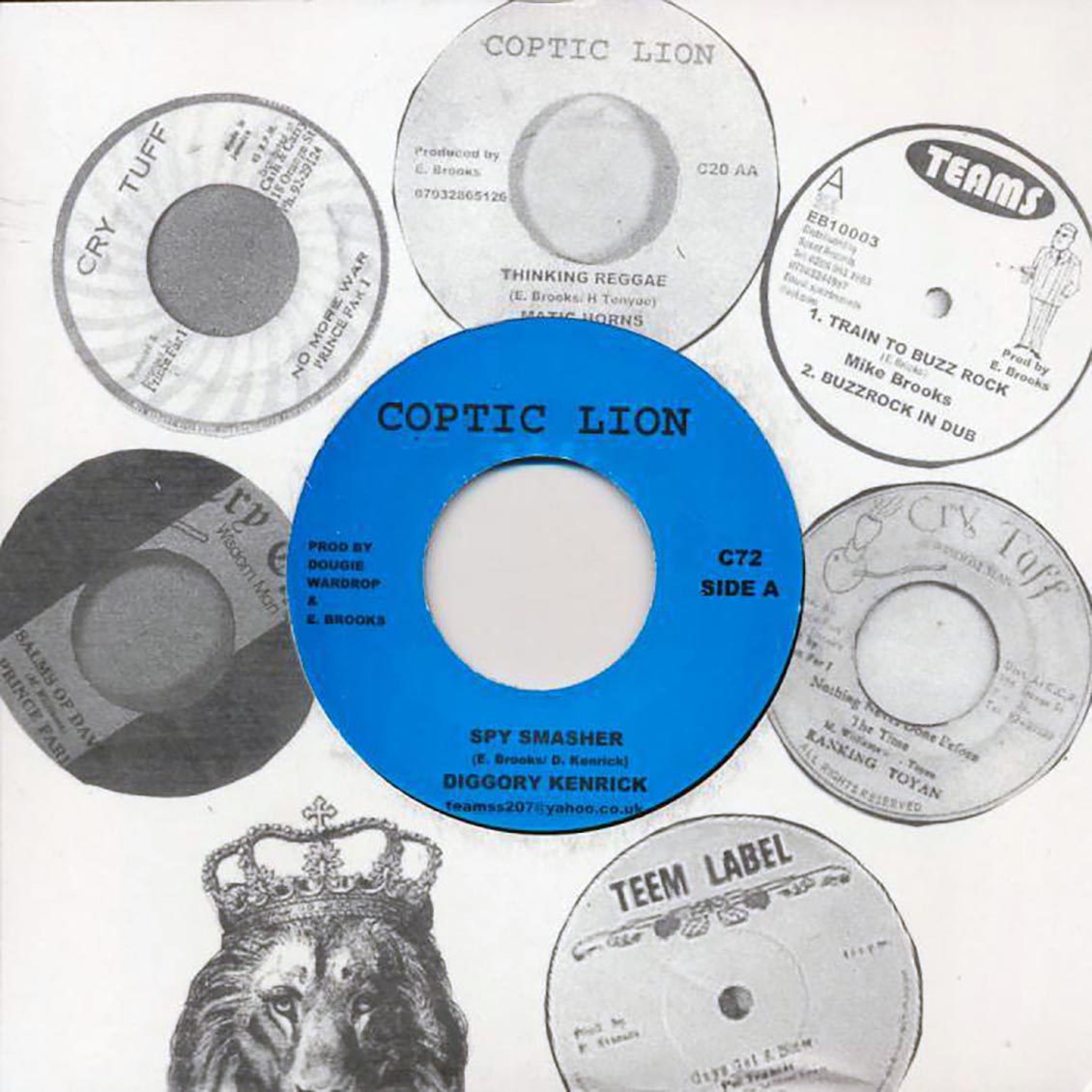 Diggory Kenrick - Spy Smasher  /  Dougie Wardrop - Version (rhythm: "Diggory Kenrick - Spy Smasher") [New Vinyl Record 7" Single]