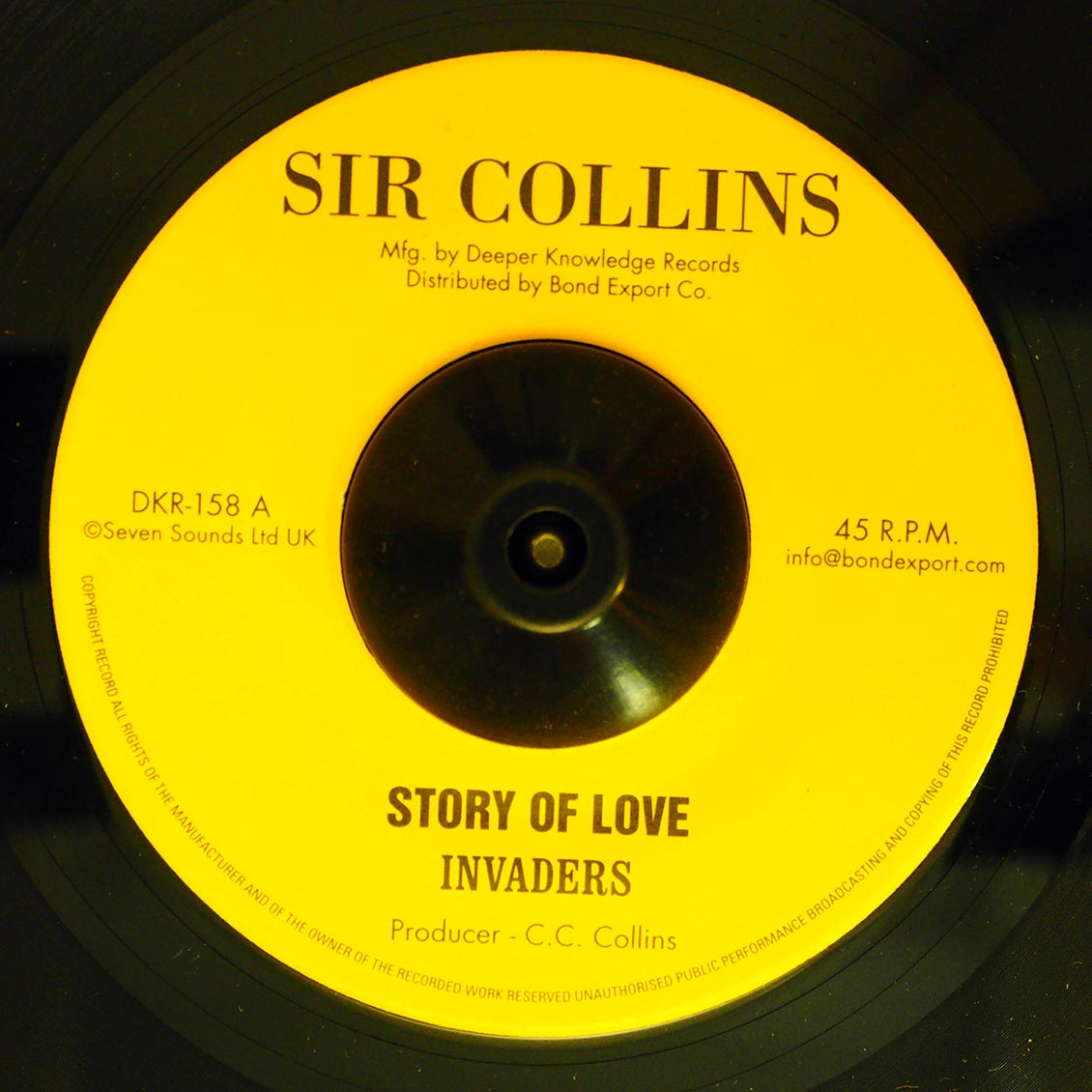Invaders - Story Of Love  /  Invaders - Holy Mountain [New] [New Vinyl 7"]