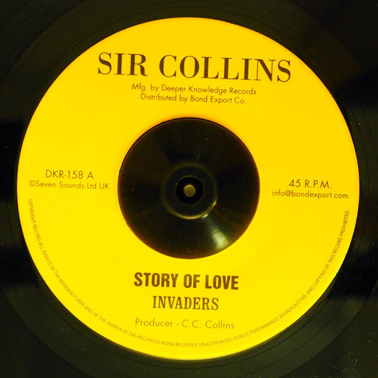 Invaders - Story Of Love  /  Invaders - Holy Mountain [New Vinyl 7"]