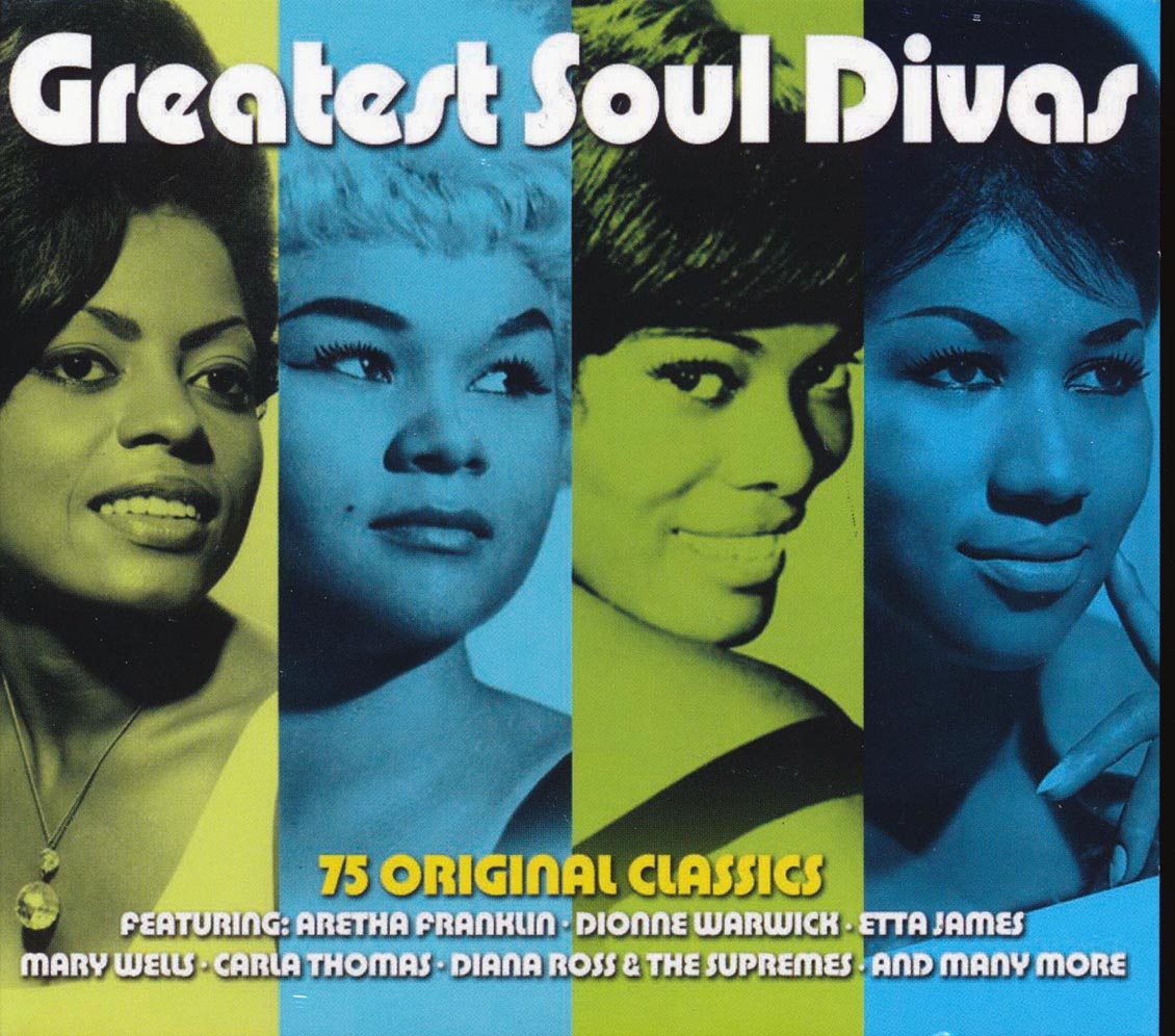 Various - Greatest Soul Divas (75 tracks) (3xCD) (deluxe 3-fold digipak) [New CD]