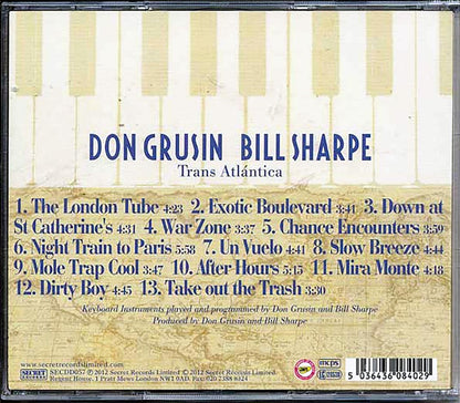 Don Grusin & Bill Sharpe - Trans Atlantica + Geography (2xCD) [New CD]