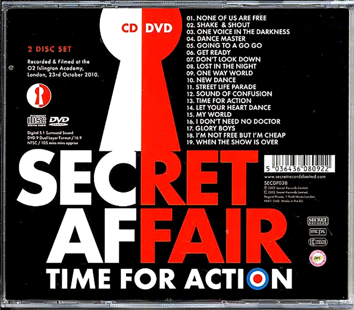 Secret Affair - Time For Action (incl. DVD) [New CD]