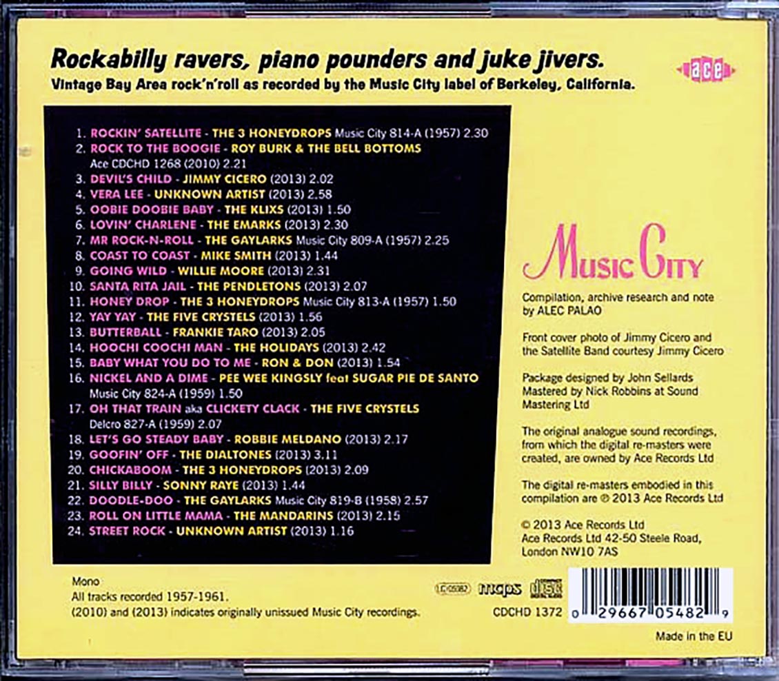 Various - Going Wild! Music City Rock 'N' Roll (24 tracks) [New CD]