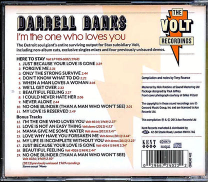 Darrell Banks - I'm The One Who Loves You: The Volt Recordings [New CD]