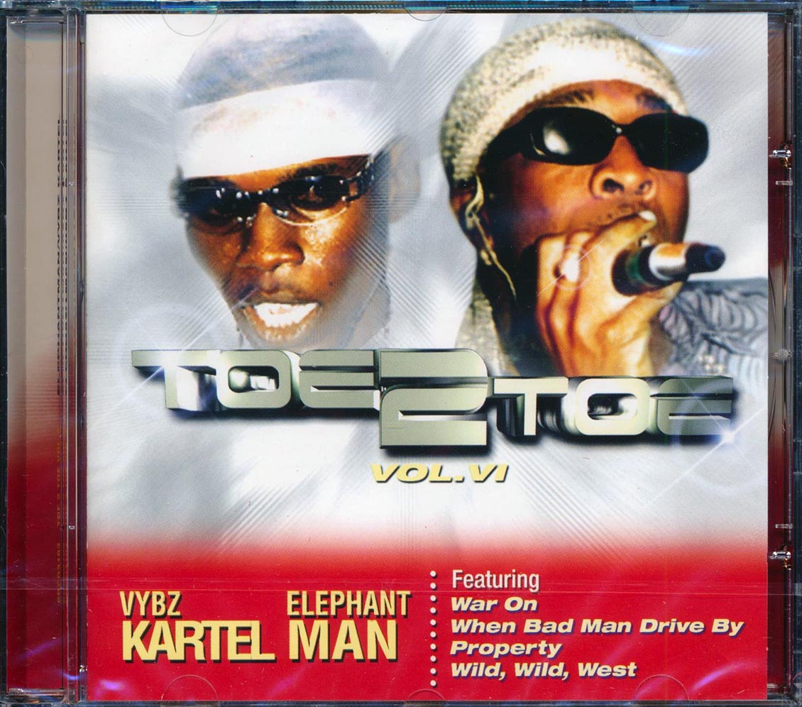 Vybz Kartel, Elephant Man - Toe To Toe Volume 6 [New] [New CD]