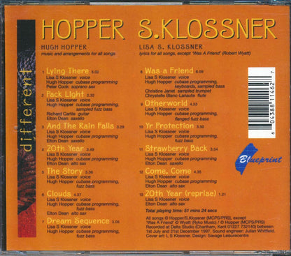 Hopper S. Klossner - Different [New CD]