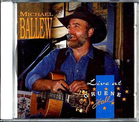 Michael Ballew - Live At Gruene Hall [New CD]