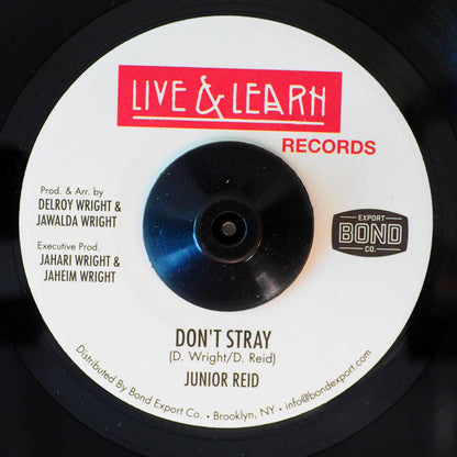 Jr. Reid - Don't Stray  /  Version [New Vinyl 7"]