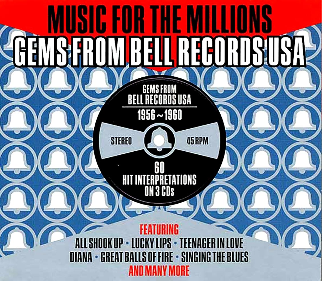 Various - Music For The Millions: Gems From Bell Records USA 1956-1960 (60 tracks) (3xCD) (deluxe 3-fold digipak) [New CD]