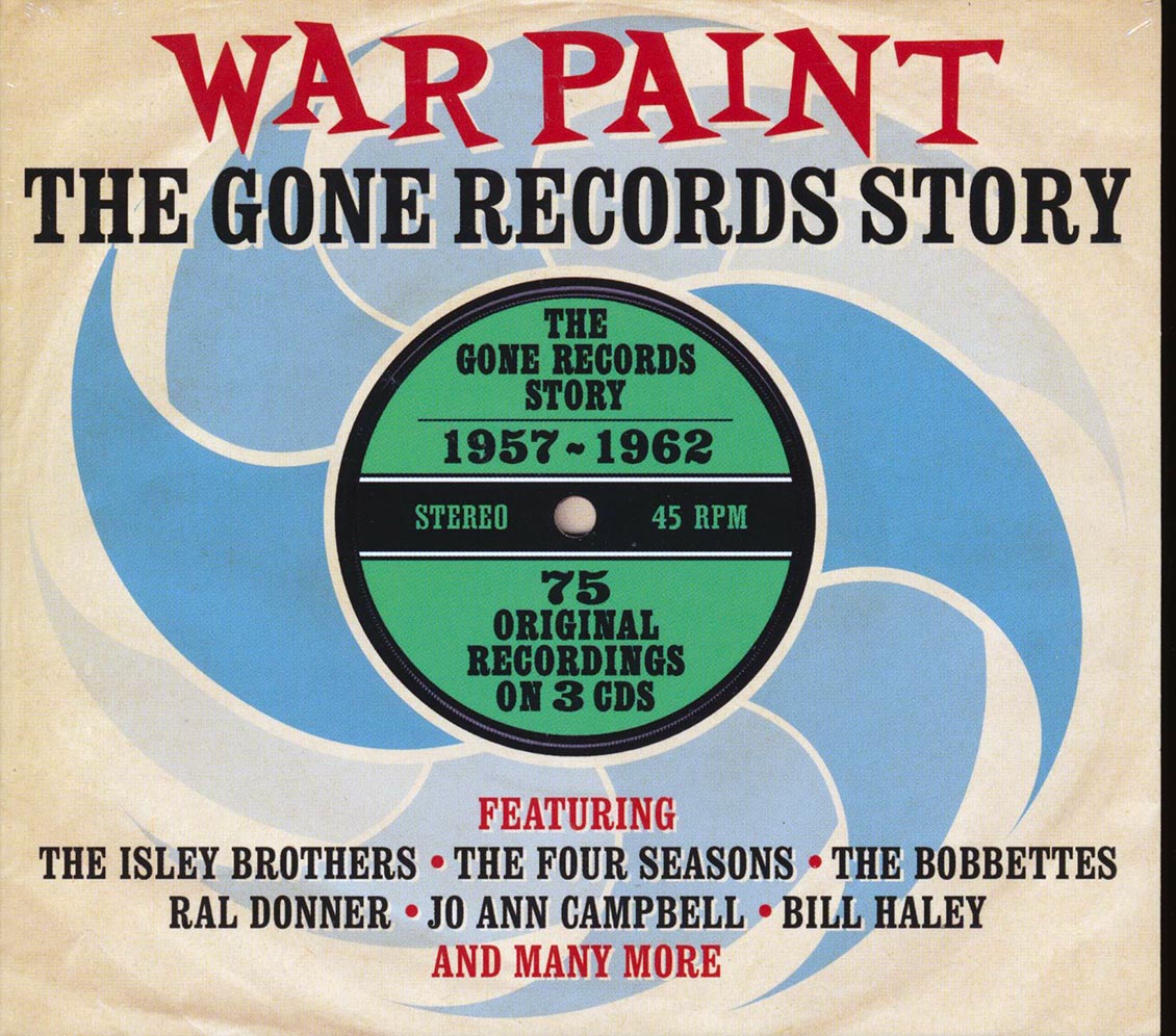 Various - War Paint: The Gone Records Story 1957-1962 (75 tracks) (3xCD) (deluxe 3-fold digipak) [New CD]
