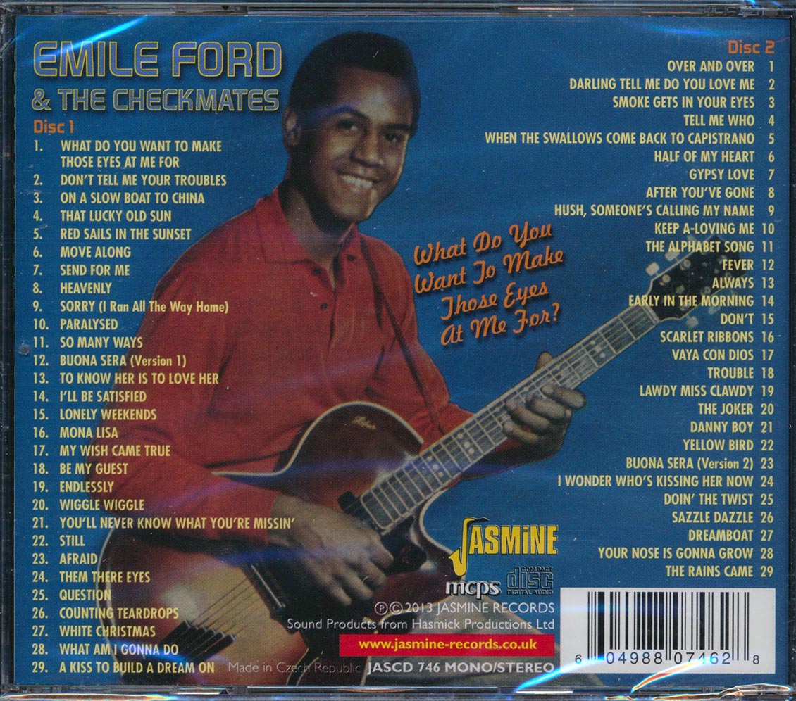 Emile Ford & The Checkmates - What Do You Want To Make Those Eyes At Me For? (58 tracks) (2xCD) [New CD]