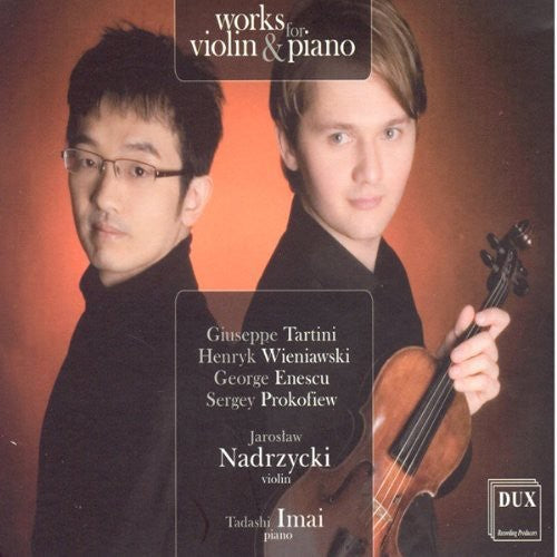 Tartini / Nadrzycki / Imai - Works for Violin & Piano [CD]