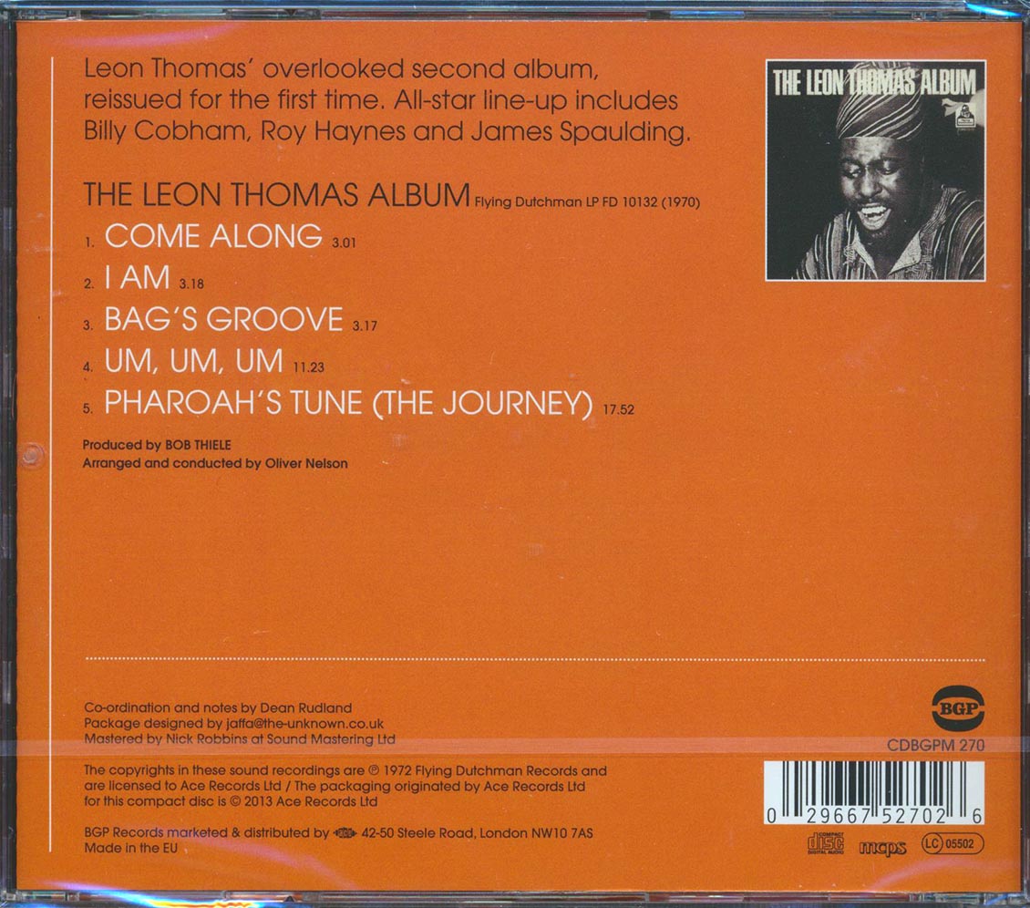 Leon Thomas - The Leon Thomas Album [New CD]
