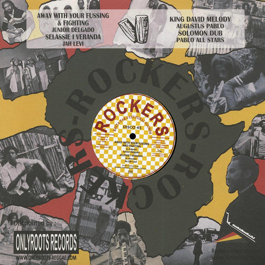 Jr. Delgado - Away With Your Fussing And Fighting; Jah Levi (Hugh Mundell) - Selassie I Veranda  /  Augustus Pablo - King David's Melody; Pablo All Stars - Solomon Dub (rhythm: "King David's Melody") [New Vinyl Record 12" Single]