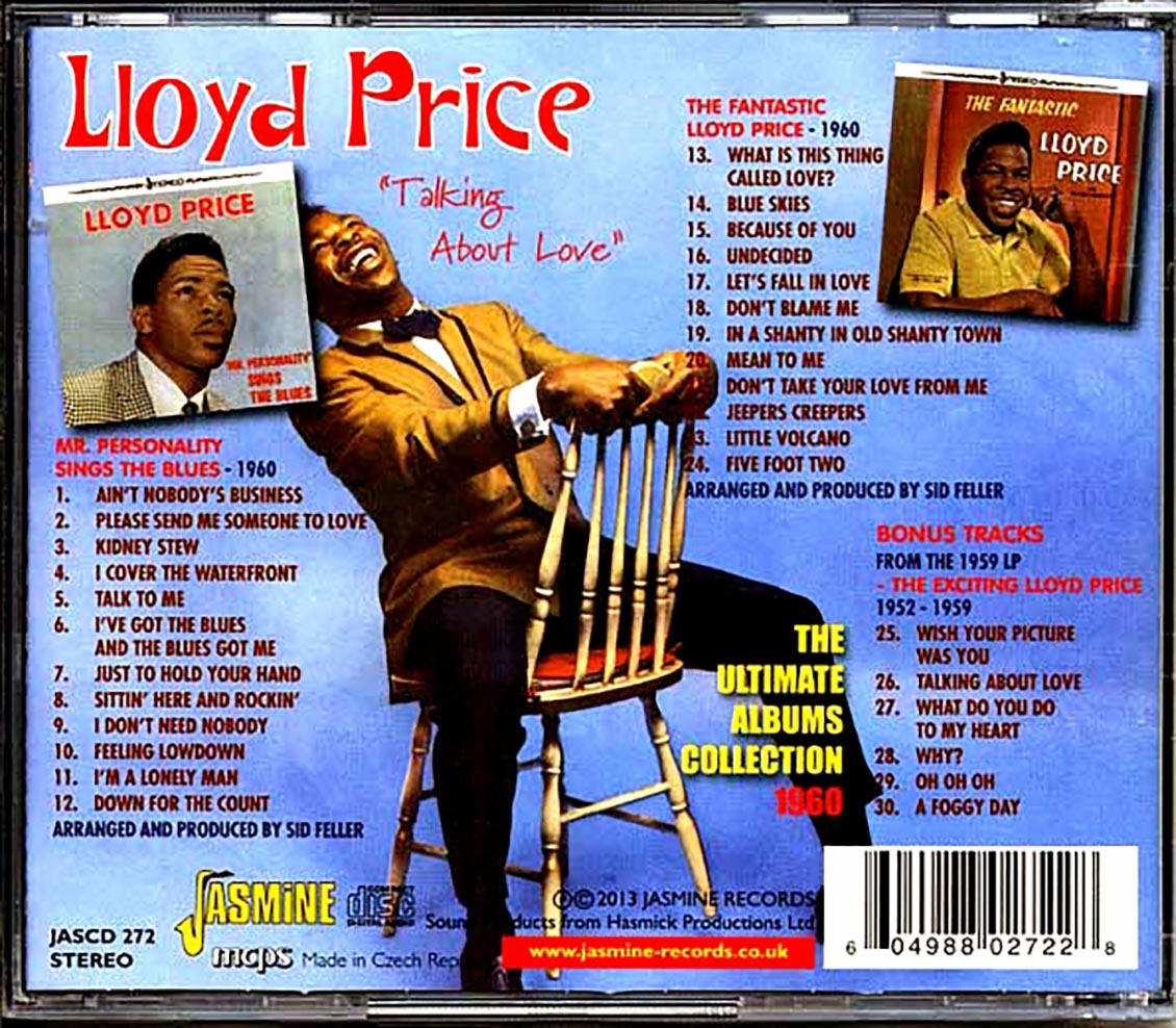 Lloyd Price - Talking About Love: The Ultimate Albums Collection 1960 (30 tracks) [New CD]