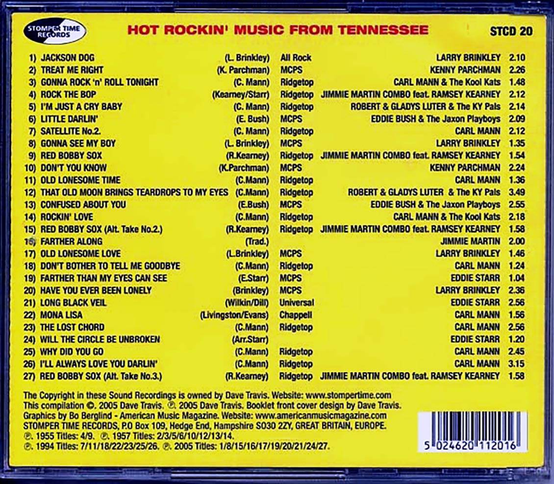 Various - Hot Rockin' Music From Tennessee: The Jaxon Recording Company Story [New CD]