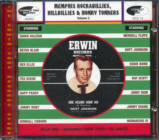 Various - Memphis Rockabillies, Hillbillies & Honky Tonkers, Volume 2: The Erwin Zone Records Story [New CD]