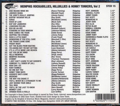 Various - Memphis Rockabillies, Hillbillies & Honky Tonkers, Volume 2: The Erwin Zone Records Story [New CD]