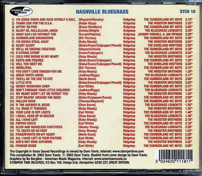 Various - Nashville Bluegrass: The Murray Nash Recordings [New CD]