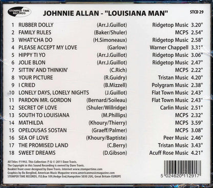 Johnnie Allan - Louisiana Man [New CD]