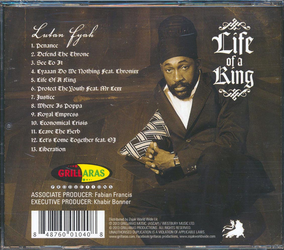 Lutan Fyah - Life Of A King [New CD]