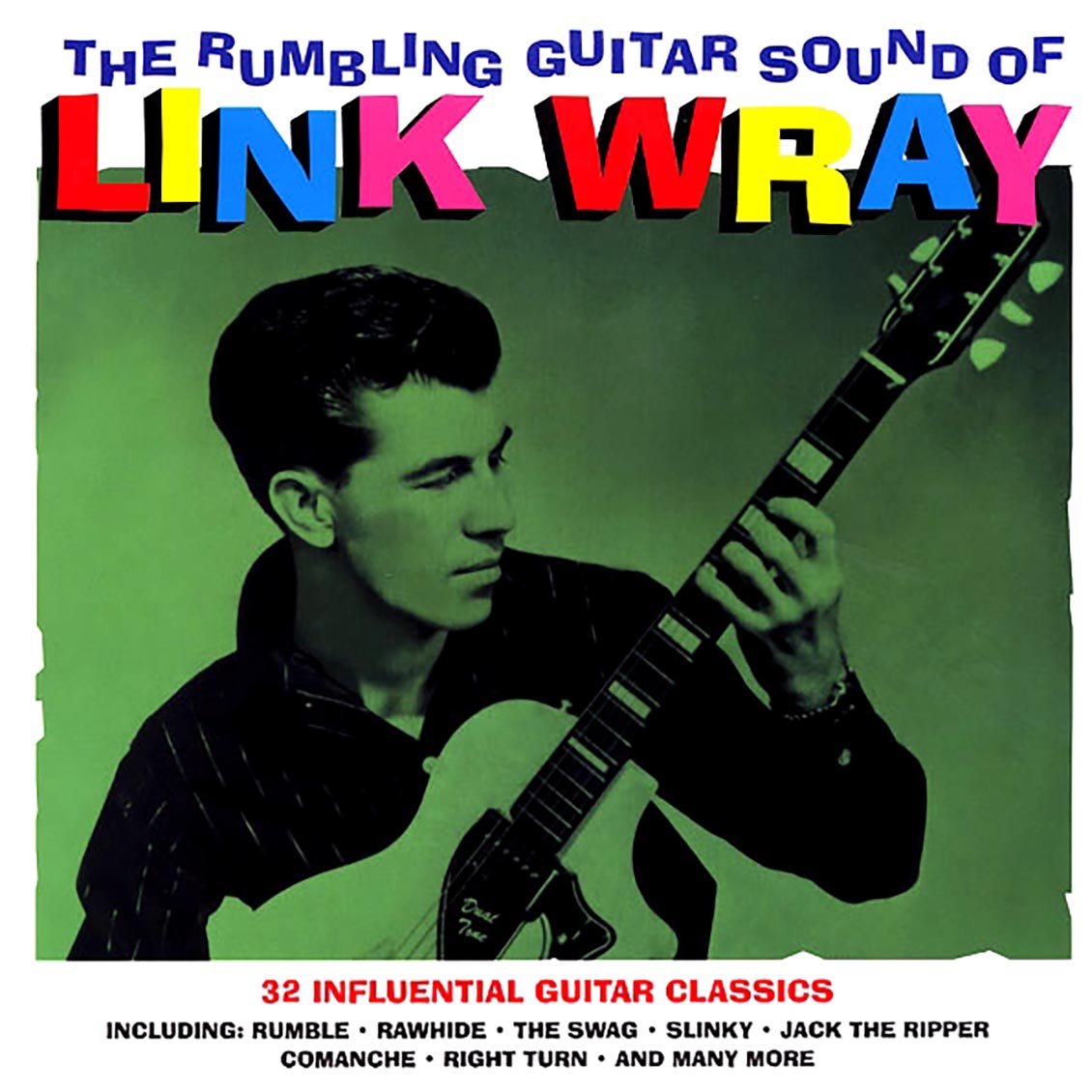 Link Wray - The Rumbling Guitar Sound Of Link Wray: 32 Influential Guitar Classics (2xLP) (180g) [New Vinyl Record LP]