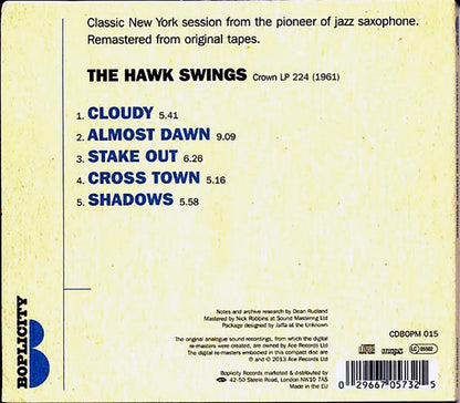 Coleman Hawkins - The Hawk Swings [New CD]
