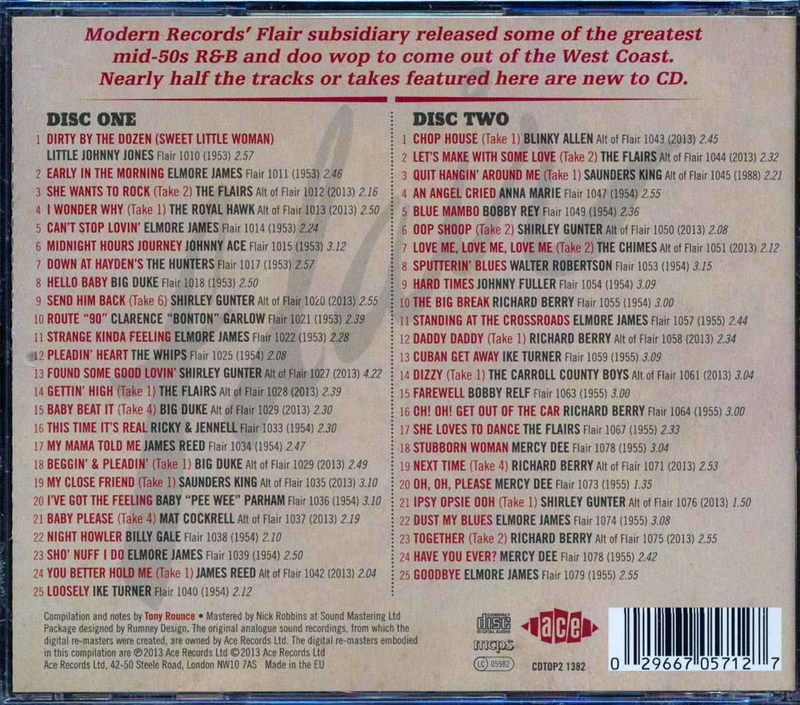 Various - Dust My Rhythm & Blues: The Flair Records R & B Story 1953-55 (50 tracks) (2xCD) [New CD]