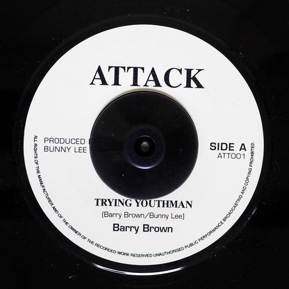 Barry Brown - Trying Youth Man  /  The Aggrovators - Version [New Vinyl 7"]