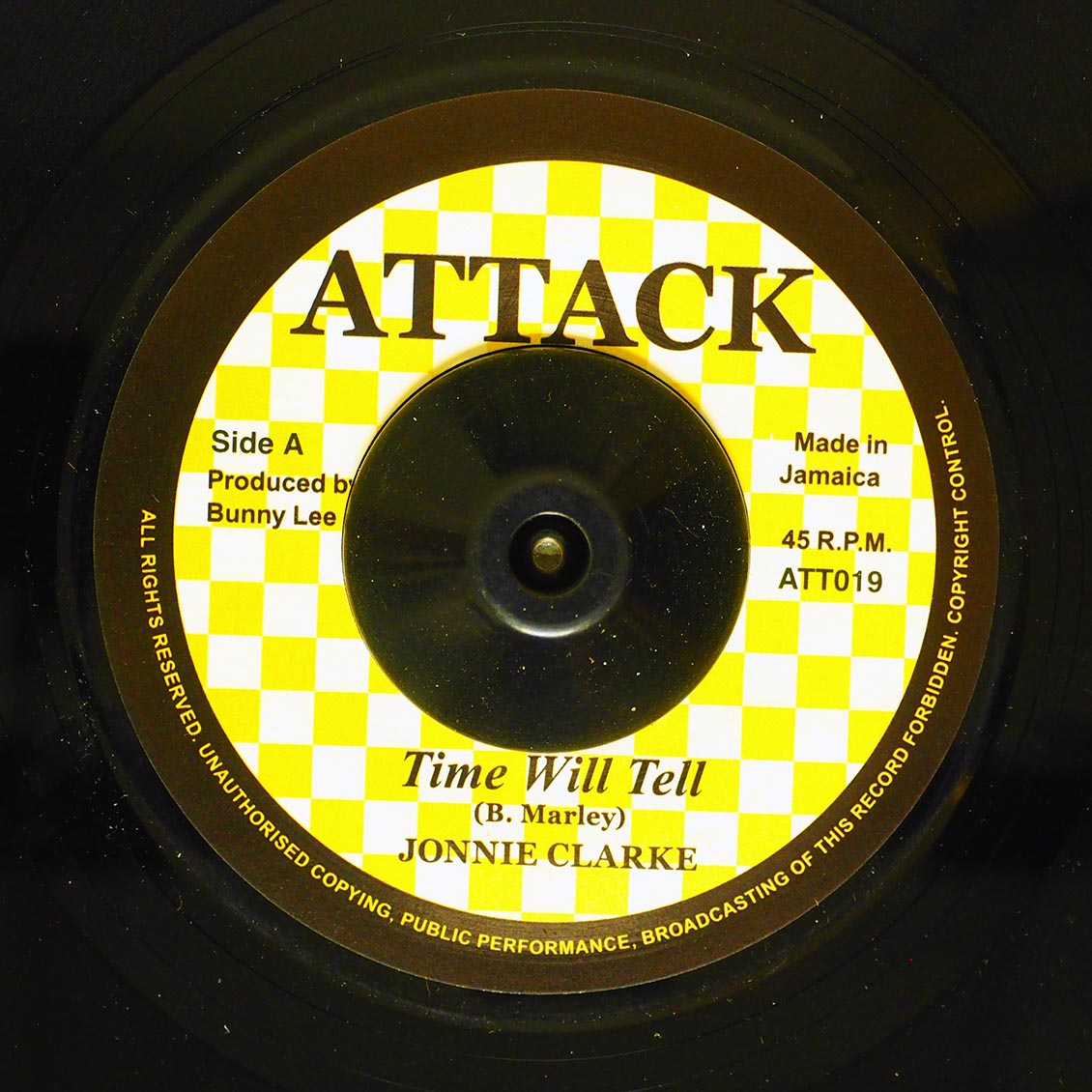 Johnny Clarke - Time Will Tell  /  The Aggrovators - Drums Of Africa (rhythm: "Bob Marley - Time Will Tell") [New Vinyl Record 7" Single]