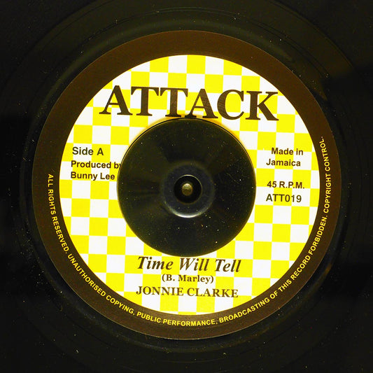 Johnny Clarke - Time Will Tell  /  The Aggrovators - Drums Of Africa (rhythm: "Bob Marley - Time Will Tell") [New Vinyl Record 7" Single]