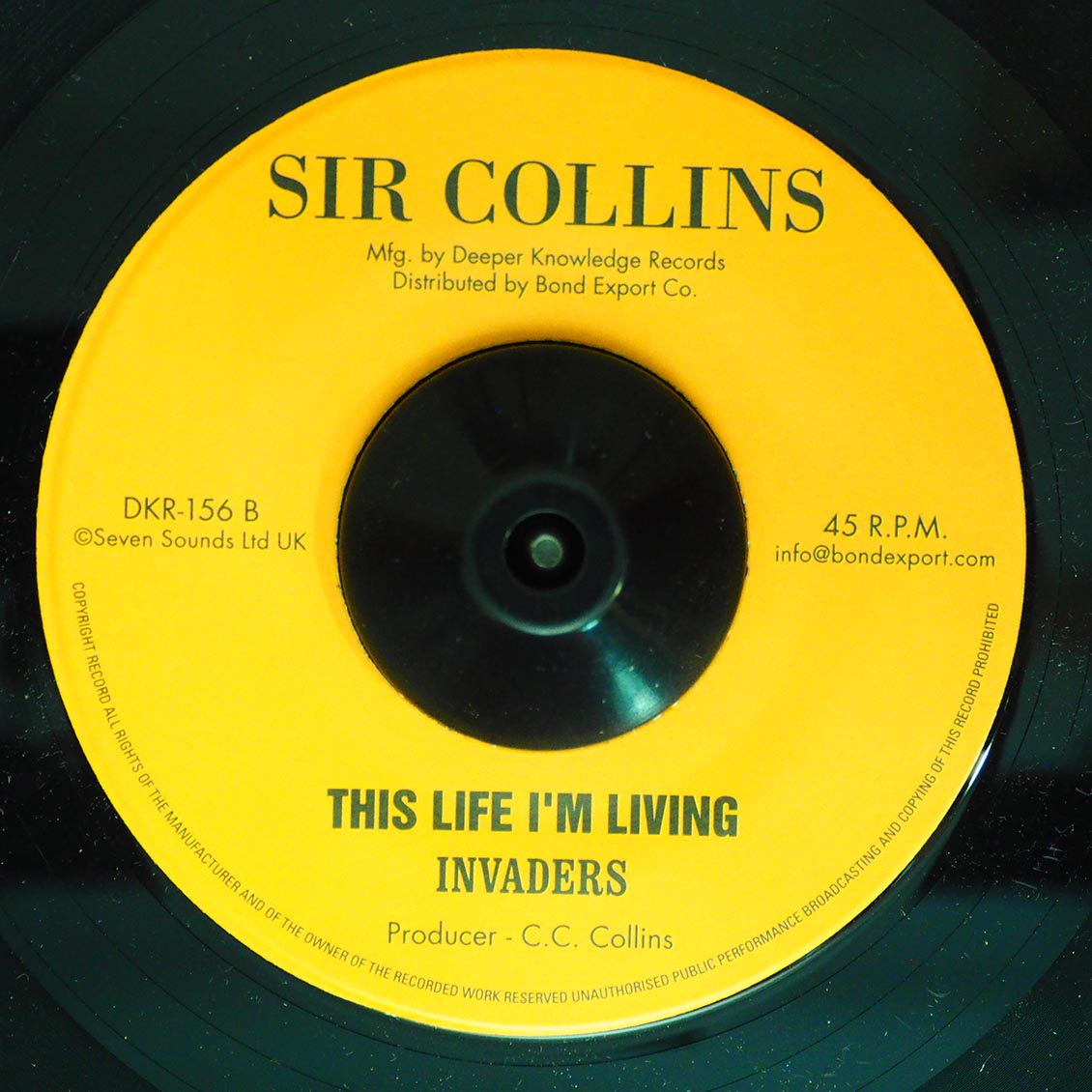 Invaders - After A Storm  /  Invaders - This Life I'm Living [New Vinyl 7"]