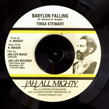 Tinga Stewart - Babylon Falling  /  Jah Life - Super Star Mix Version (rhythm: "Babylon Falling") [New Vinyl 7"]
