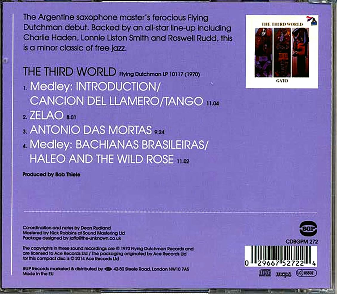 Gato Barbieri - The Third World [New CD]