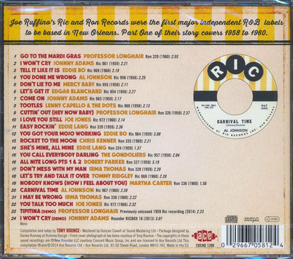 Various - You Talk Too Much: The Ric & Ron Story Volume 1 (24 tracks) [New CD]