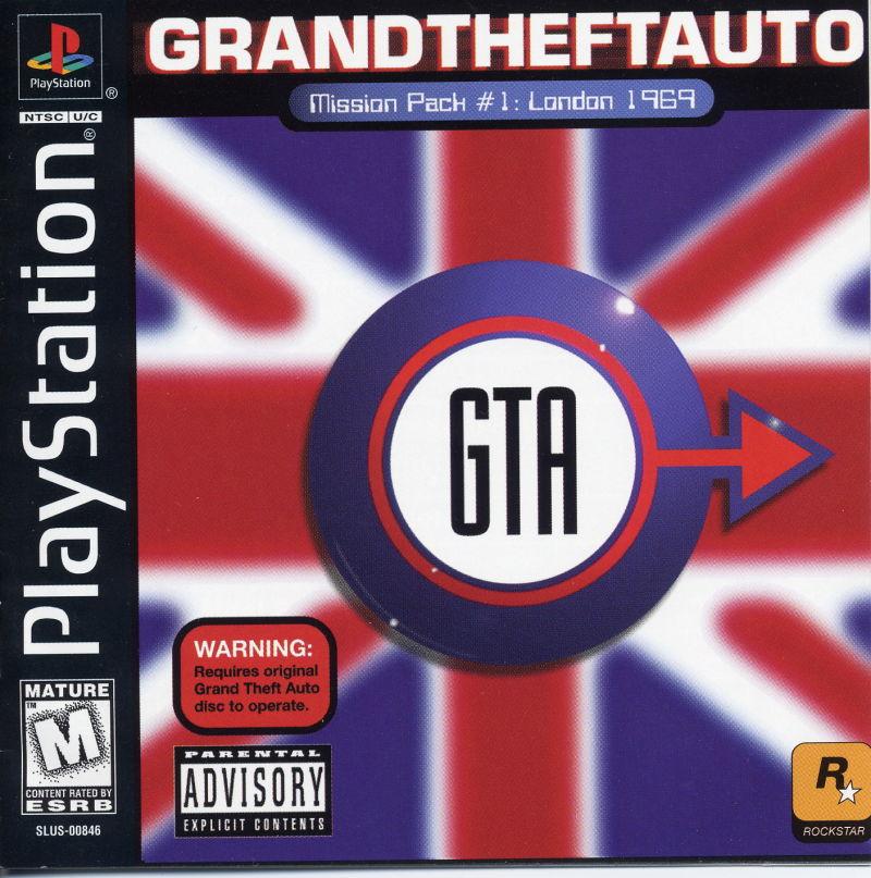 Grand Theft Auto: Mission Pack #1: London 1969 (Playstation)
